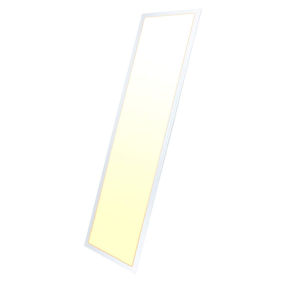 LIGHTEU®, RGB+CCT LED Panel 120x30cm 36W 24V RGB+2700-6000K Farbe und Farbtemperatur verstellbar mit Netzteil Milight 4-zone Fernbedienung FUT092 und Empfänger FUT045, deckenleuchte