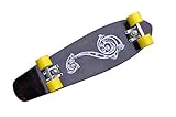 Ridge Unisex-Adult Skateboard Polynesia 69 cm Maple Longboard Cruiser, Gelb, 27 Zoll