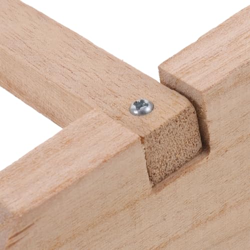 Image of SUPVOX Wooden Chicken Perch for Coop Natural Smooth Roosting Bar Hen Standing Perch 15.74X5.90X2.55In Suitable for Large Birds and Hens