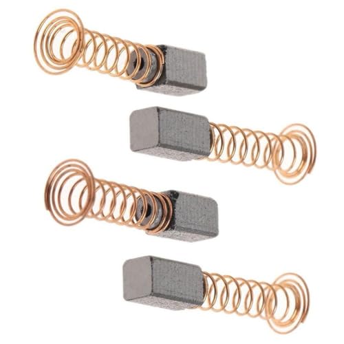 Lecreatekit 4 escobillas de carbono de repuesto para herramienta giratoria Dremel 3000, piezas de motor eléctrico con resorte y alambre, 7,9 x 5,5 x 4,8 mm