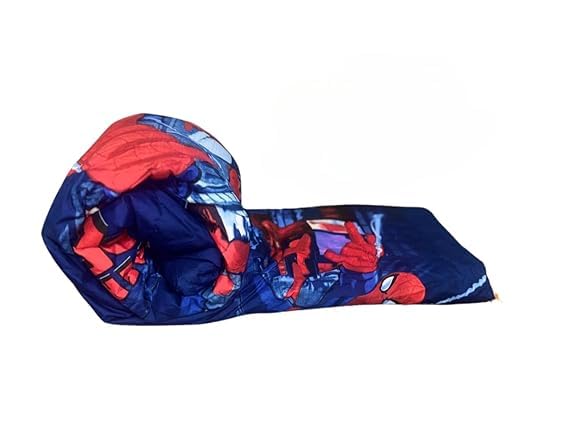 Single Bed Blanket for Kids | Cartoon Printed Dohar for Kids Boy & Girls | Glace Cotton Soft Children Comforters | Summer Blanket TC200 (Spider Man Blue)-image-25