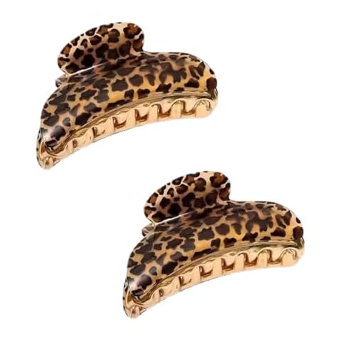 Miaija Leopard Hair Claw Clips for All Hair Types Cover