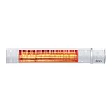 TROTEC IR 2050 Low-Glare Infrarot-Heizstrahler – 2.000 W, IP65, Wandmontage, Fernbedienung, für Terrasse und Outdoor