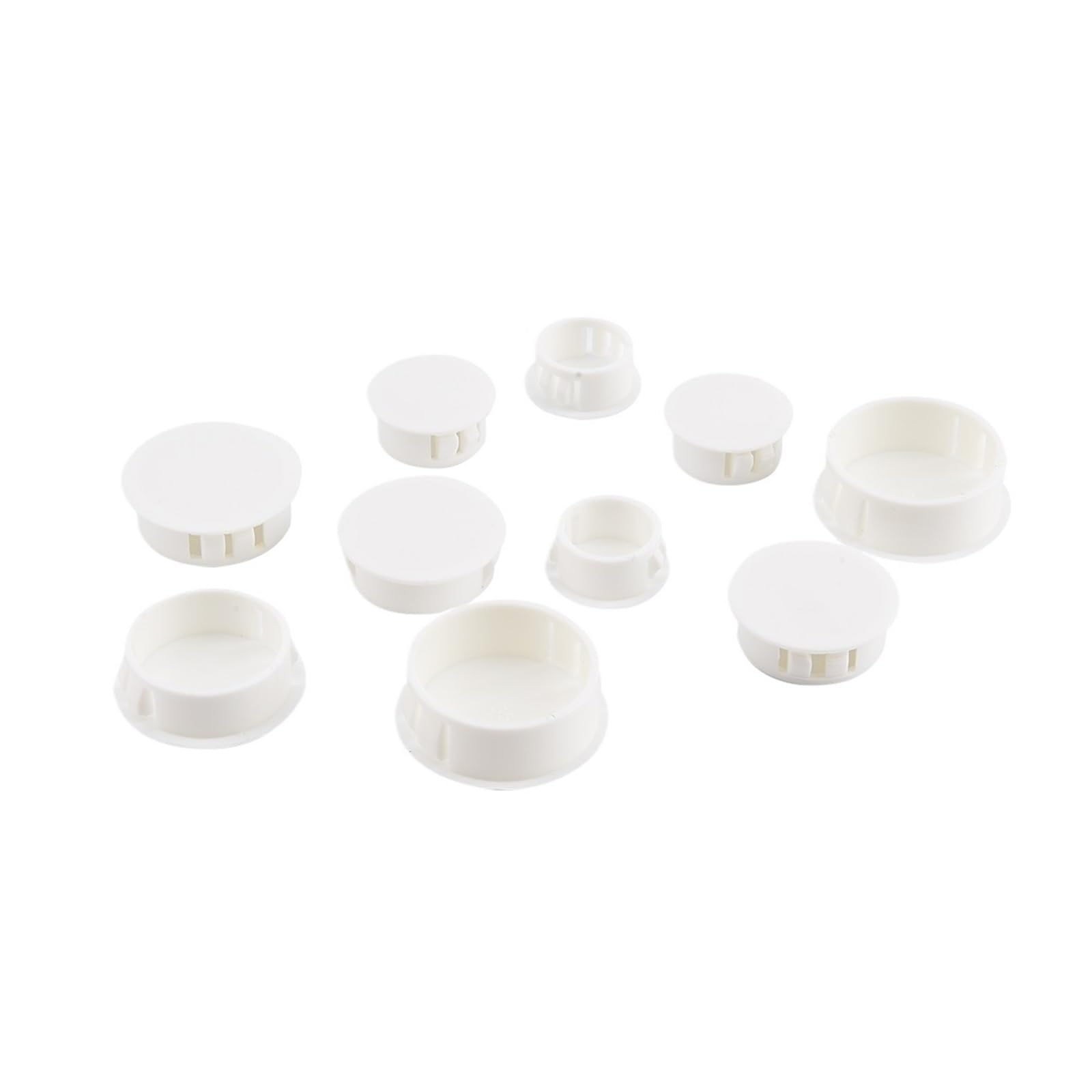 Biały nylonowy okrągły otwór korek z tworzywa sztucznego 5-75 mm HP-22 SKT-25 10/50/100 szt. (HP-13,100 szt.)