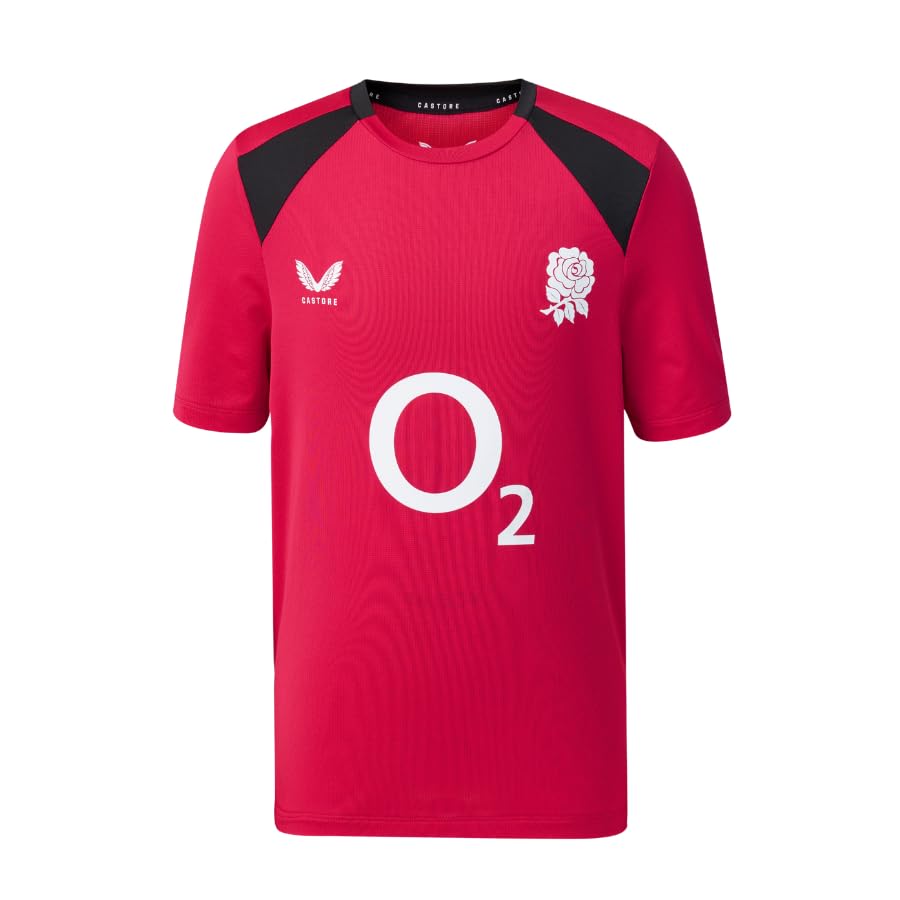 T-shirt Angleterre Rugby pour l'entraînement enfant 9 ans rouge