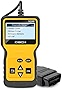 OBD2 Scanner Code Reader for Car Check Engine, Automotive CAN Diagnostic Tool, Read and Erase Fault Codes, Check Emission Monitor Status, Universal for All OBD II Protocol Cars After 1996