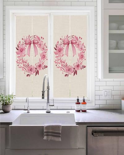 Película Decorativa para Ventana Privacidad Rosa Beige 19.6x39.3 miniatura 1