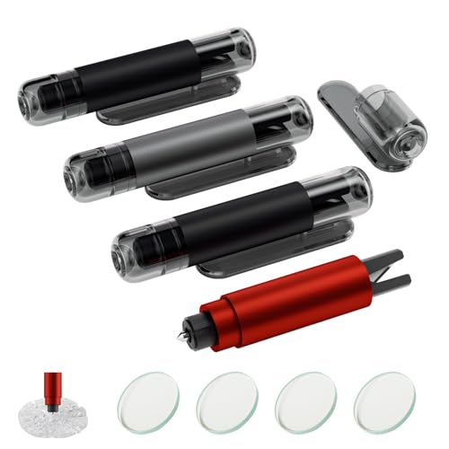 Image of 4 Pack Emergency Window Breaker Seatbelt Cutter, Safety Hammer Glass Breaker and Seat Belt Cutter Under Water Escape Tool Safety Hammer for Car & Outdoor with Test Glass