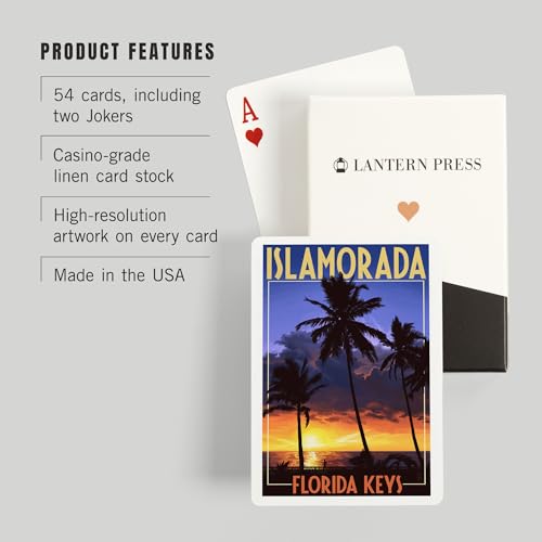 Lantern Press Islamorada 52 Cartas de Póker miniatura 3