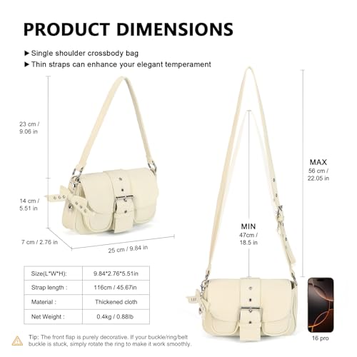 Image of Denim Crossbody Bags for Women,Blue Jean Hobo Shoulder Bag,Denim Messenger Bag