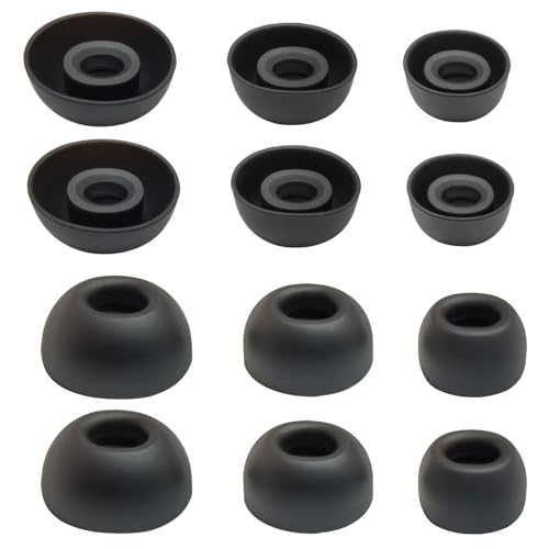 Mijusun Oval Silicone Ear Tips for True Wireless Earbuds...