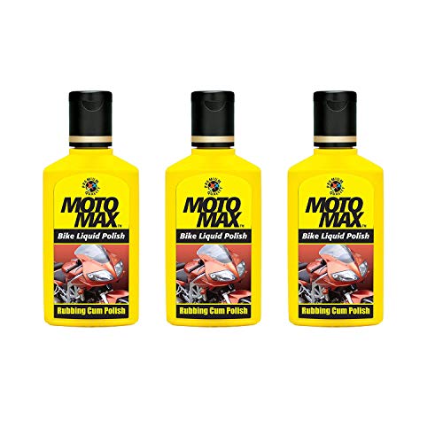 Image of MOTOMAX Bike Liquid Polish 50 Ml - 3 Nos (150 Ml), Yellow