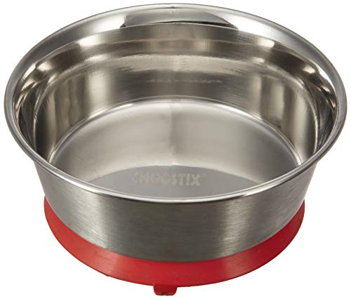 Choostix Dog and Cat Feeding Stainless Steel Bowl, 450ml, Red (B07QWRHQDX) Amazon Price History, Amazon Price Tracker