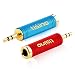 TISINO 3.5mm to 1/4 Adapter, Gold-Plated Pure Copper 1/8 inch Male Plug to 1/4 inch Female Jack Stereo Adapter - 2 Pack