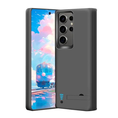 BAHOND Upgraded Battery Case for Samsung Galaxy S24 Ultra, 5000mAh Rechargeable Extended Battery Charging Charger Case, Add 100% Extra Juice, Not Compatible with S24 or S24+ (6.8 inch) Black