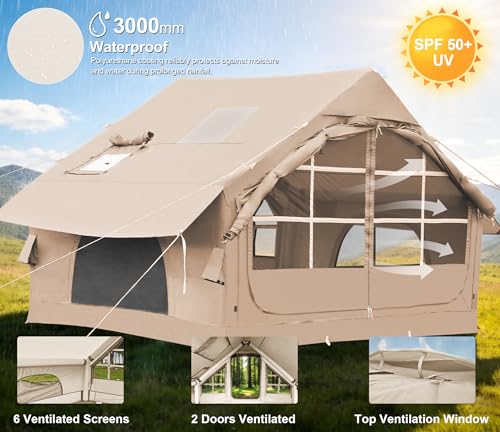 Inflatable Tent with Stove Jack