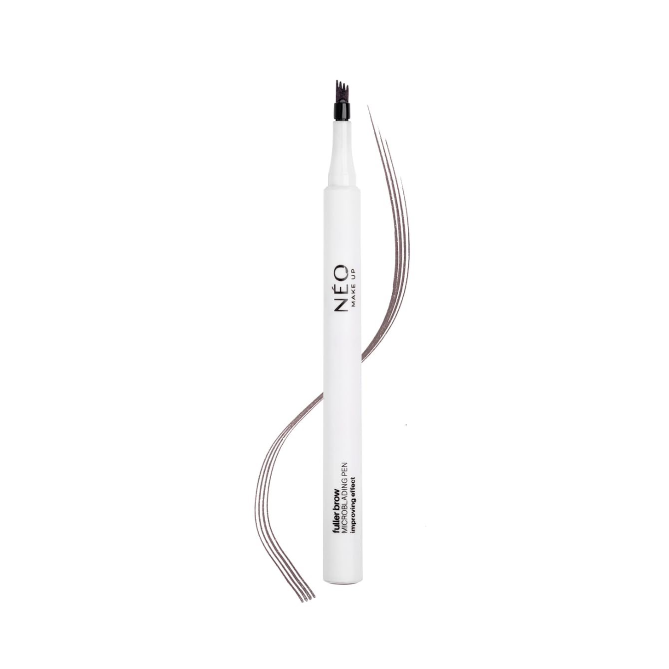 NÉO MAKE UP Matita Sopracciglia Microblading - Penna Sopracciglia Effetto Pelo - Eyebrow Pencil - Microblading Pen - Truchci - Make-​up - Marrone - Lunga Durata