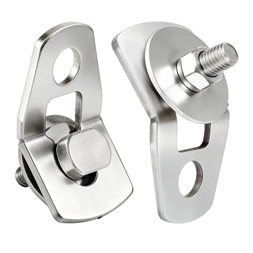 HEETHYCOOL 2Pcs 182866 Universal Rear Camper Anchor Tie-Down Replacement Silver Fits for 1997-2004 F-ord F150 F250 Silver 1989-2008 ISU-zu 1994-2008 Ma-zda 1998-2016 Ni-ssan