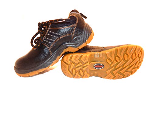 Hillson Sporty Safety Steel Toe Shoe (Size-6 UK,Black)
