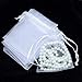 Tebery 200-Count Assorted Color Organza Gift Bags with Drawstring Yarn Bag Candy Jewelry Party Wedding Favor Pouches - 3.5 x 4.75 Inches