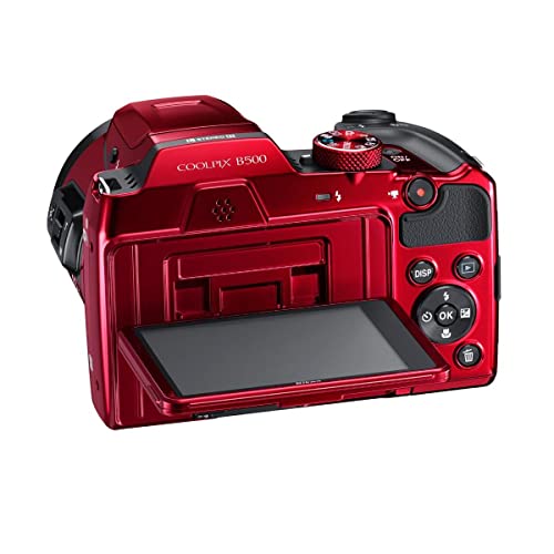 Image of Nikon COOLPIX B500 Digital Camera (Red)