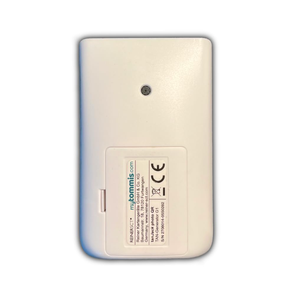 Reiner SCT Photo QR CHIP-TAN Generator for Online Banking for Savings Banks, Volksbanken, Raiffeisen Banks and Much More