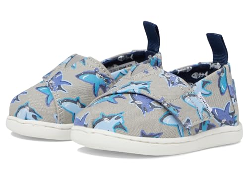 Image of TOMS Kids Tiny Alpargata Washed Dinos (Toddler /Little Kid)