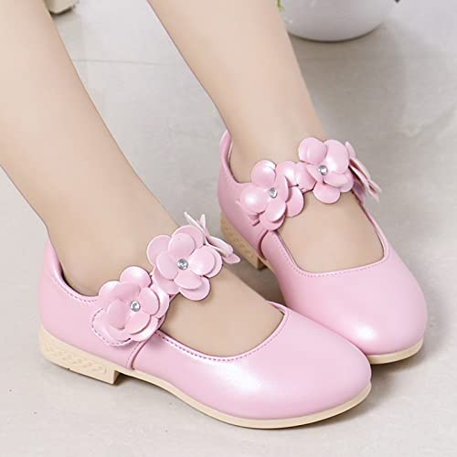 Toddler Girls Athletic Shoes Children Shoes White Leather Shoes Bowknot Girls Shoes Single Shoes New for Girls2