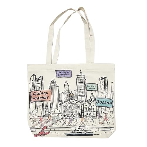 Beary Blu City-Themed Artwork Tote Bag Collection - Designed in the USA, 17