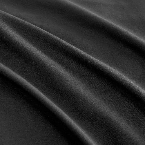 Image of Juicy Couture Ribbon Ruched 2 Piece Twin /Twin XL Comforter Set, Black Bedding Ensemble