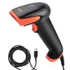 Tera Barcode Scanner CCD 1500 Lettore di Codici a Barre Cablato 1D USB, Scansione di Codici a Barre su Schermi Digitali, 1500C