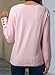 Dokotoo Womens Early Fall Fashion 2025 Long Sleeve Shirts for Women Buttons Hollow Out Lace Embroidered Tops Business Casual Outfits Ladies Elegant Pink Tops for Women M