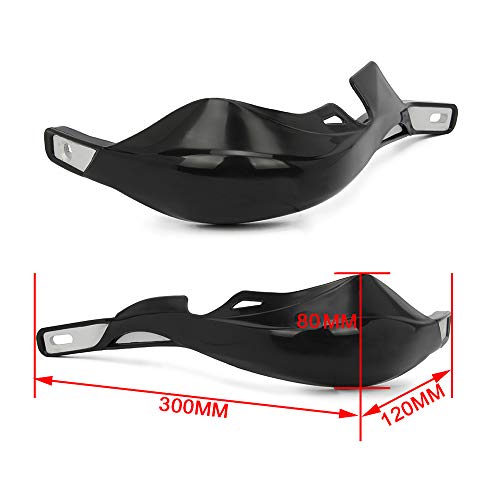 22Mm 7/8” Handlebar Hand Guards Handguards Universal Universal Aluminum Insert Plastic Hand Protection Protector For Off Road Dirt Pit Bike Atv Quad Enduro Motocross Black #TOP2