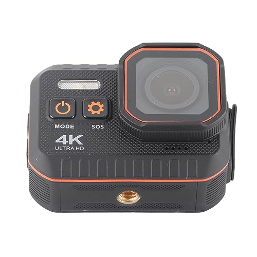 Action camera 4K 60FPS fotocamera impermeabile Display colori IPS da 2 pollici Fotocamera subacquea IP68 Grandangolo da 170° 6 fotocamere sportive con obiettivo per casco 128 GB