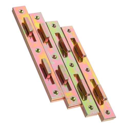 PRETYZOOM 4pcs Bed Frame Hardware Connectors Heavy Duty Mounting Brackets for Bed Rails Secure Fasteners Prevent Accidental Falls Easy Installation for Home Hotel Use