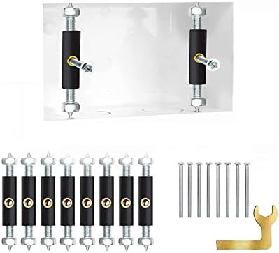 SANDIY Wall Box Repair Tool Electrical Light Switch Socket Junction Stash Bottom Boxes Repairer 118 Type Cassette Embedded Installation Maintenance Insulation Support Rod 1Set 10pcs Screws 1pc Wrench
