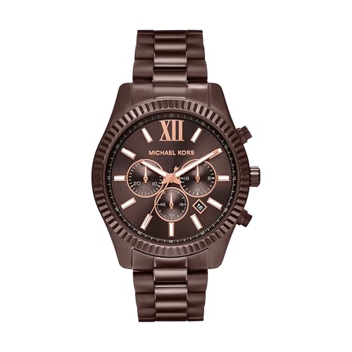 Michael Kors �����Y Lexington �N���m�O���t �u���E���X�e�����X�X�`�[���E�H�b�`�AMK9224