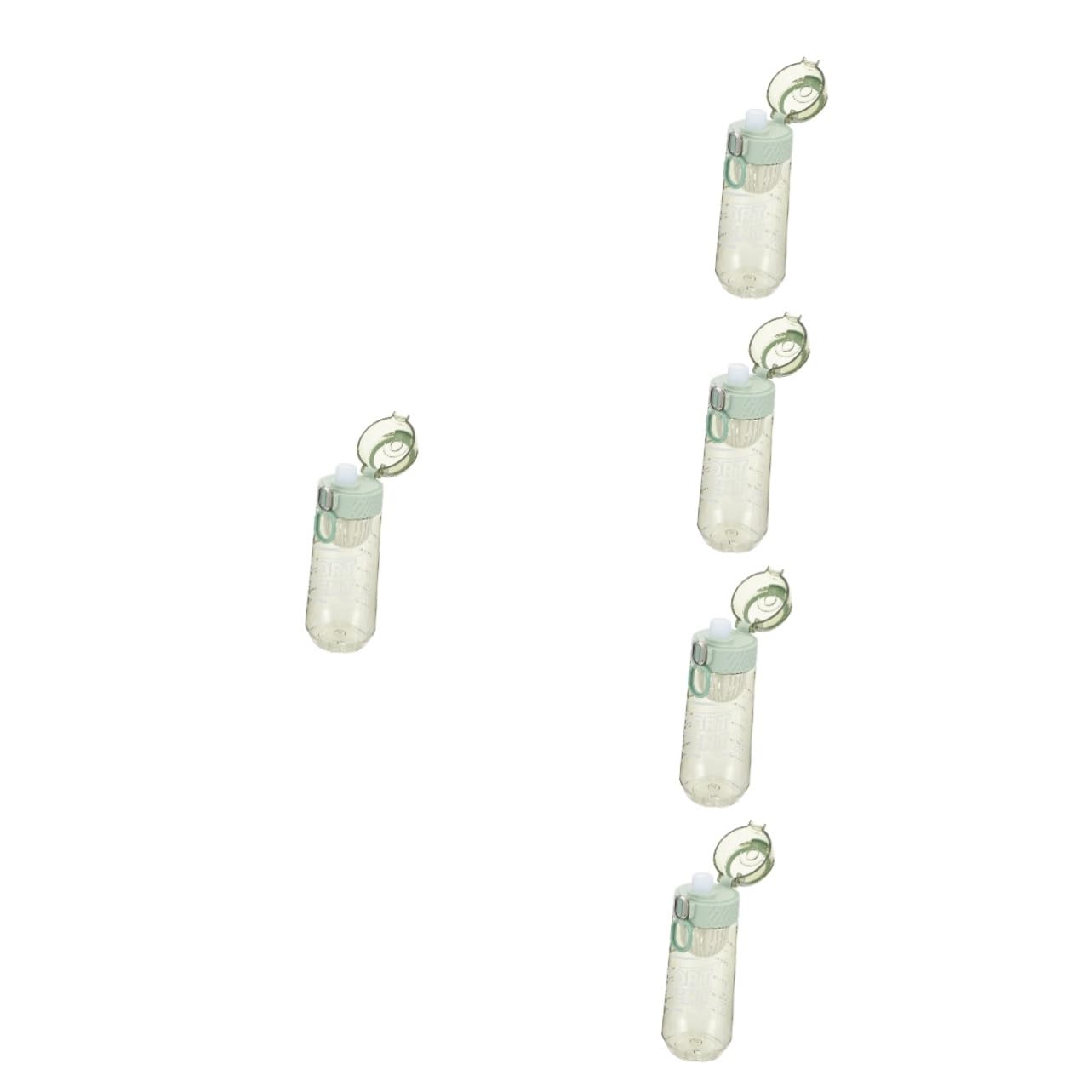 TOYANDONA Copa Deportiva Deporte Botellas De Agua Tazas Botella De Agua Transportador Botella De Vaso Botella Gigante Light Green Ordenador Personal Reutilizable
