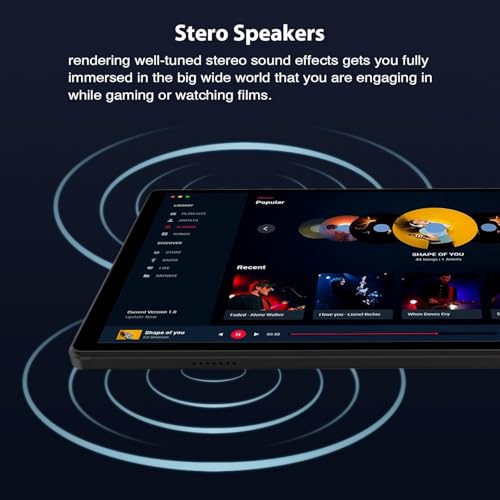 Image of 2026 Tablet with Keyboard,Stylus & Mouse, 10.3 Inch Android 13 Tablets, 2K IPS Screen, 19GB RAM 256GB (1TB TF), 8000mAh, 8-Core,8+13MP, 5G /2.4G WiFi,Tablets for Students, Adults, Play- Blue
