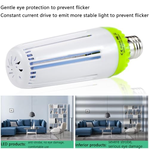 Ampoule LED E27 maïs super lumineuse 20W lumière intense non variable