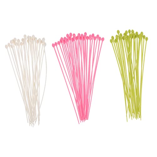 Balacoo Set of Styling Accessories Hair Roller Pick Perming Clips in White Pink of Hair Random