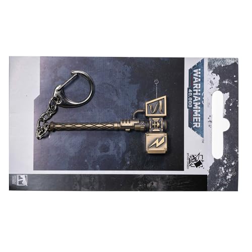 Image of Starforged Warhammer 40000 Thunderhammer & Thunderhead KeyChain Space Marines Astartes WH40 Jewelry