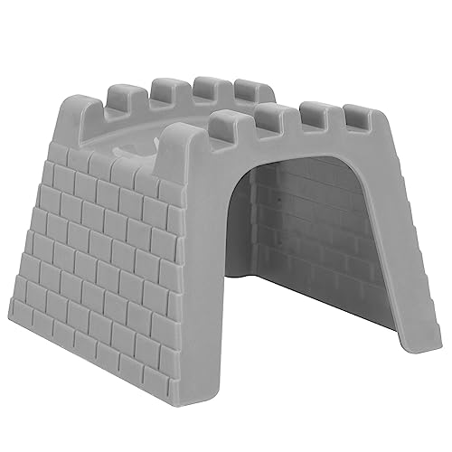 Toyvian Model Train Railway Train Cave Tunnels Scale Train Railway Accessories Plastic Rockery Tunnel