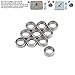 20pcs MR85ZZ cuscinetti radiali a sfere miniaturizzati sigillati cuscinetto alberi giocattoli in materiale d'acciaio ad alto tenore di carbonio * 8 * 2.5mm cuscinetti a sfere 5,20pcs