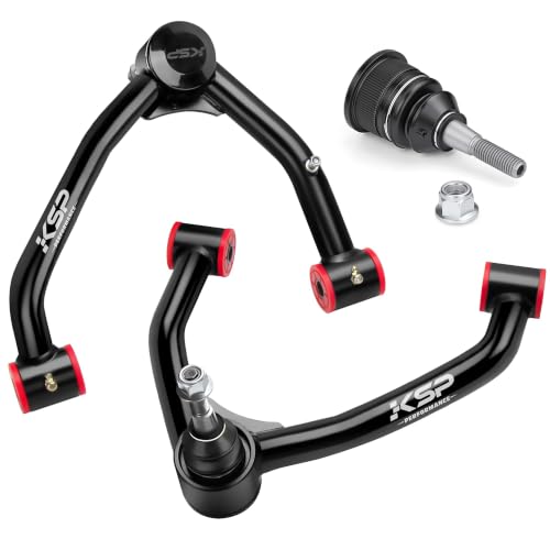 Image of KSP 0-2 inch Upper Control Arms fit Silverado Sierra 1500 2007-2018,OEM Steel UCA Compatible with Chevy GMC Tahoe Suburban Avalanche Yukon,Replace Factory /Stock Part# RK80669 /70 521023 /024 25812725