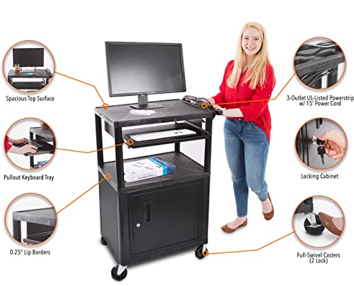 Stand Steady SS Line Leader Plastic Av Cart thumb #2