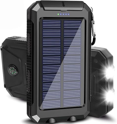 Power Bank Solar 20000mah Batería Portátil Carga Inalambrica | Meses