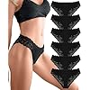 Sth Big Unterhosen Damen Spitze UnterwäSche Frauen Sexy Brazilian Slip Damen Pantys Atmungsaktiv Underwear Women Panties & Hipsters Mehrpack(M)