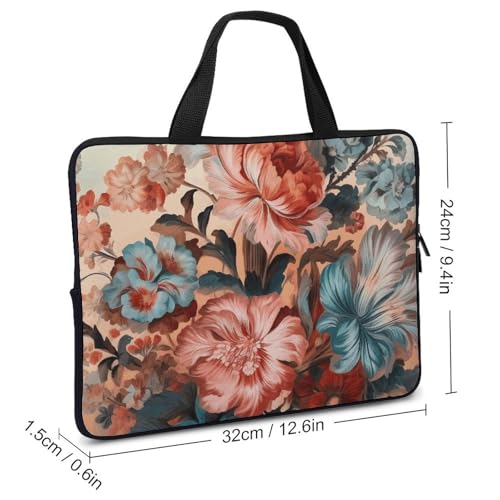 Bolso bandolera para laptop 12 pulgadas estilo decorativo miniatura 3