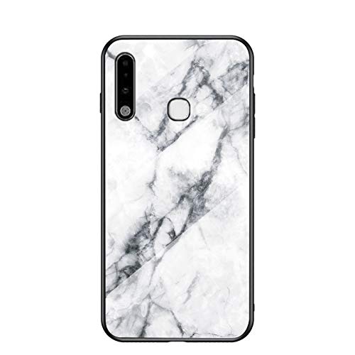 Jiajihua Funda Compatible con Huawei P Smart Z 4G / Enjoy 10 Plus 4G / Y9 Prime (2019) 【Panel de PC + Vidrio Templado + Silicona TPU】 Funda para teléfono a Prueba de Golpes 3 en 1 White
